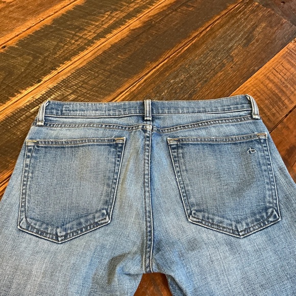 Rag & Bone/JEAN The Dre Slim Boyfriend Jeans Bradford Wash Size 28 Made in USA - Picture 10 of 16